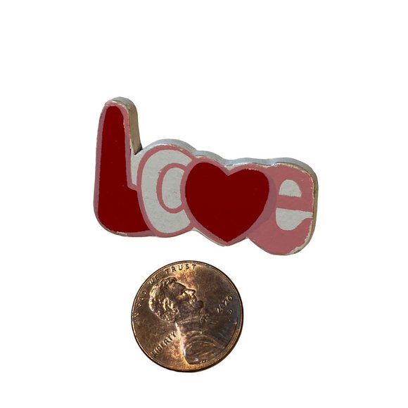 Valentine's Day LOVE Lapel Pin - Picture 3 of 8